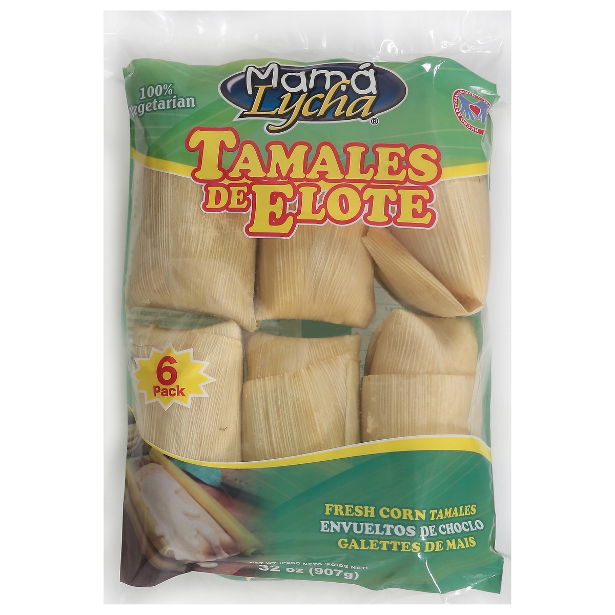 slide 1 of 9, Mama Lycha Frozen Tamal De Elote, 1 ct