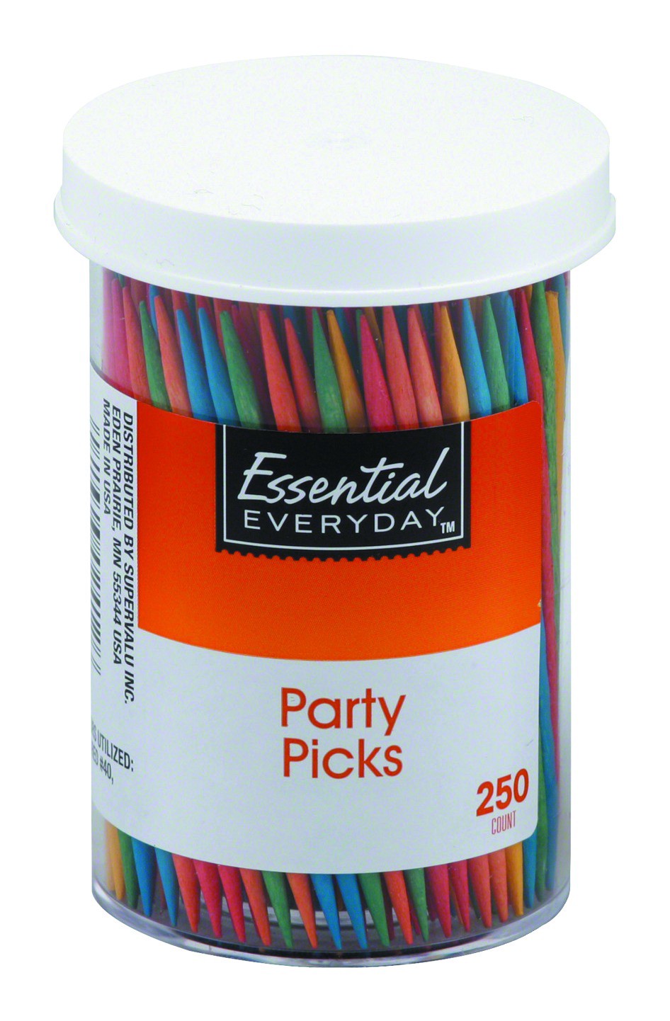 slide 1 of 1, Essential Everyday Colored Toothpicks, 250 ct