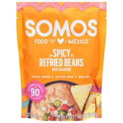 Somos Spicy Refried Beans with Jalapeno 10 oz