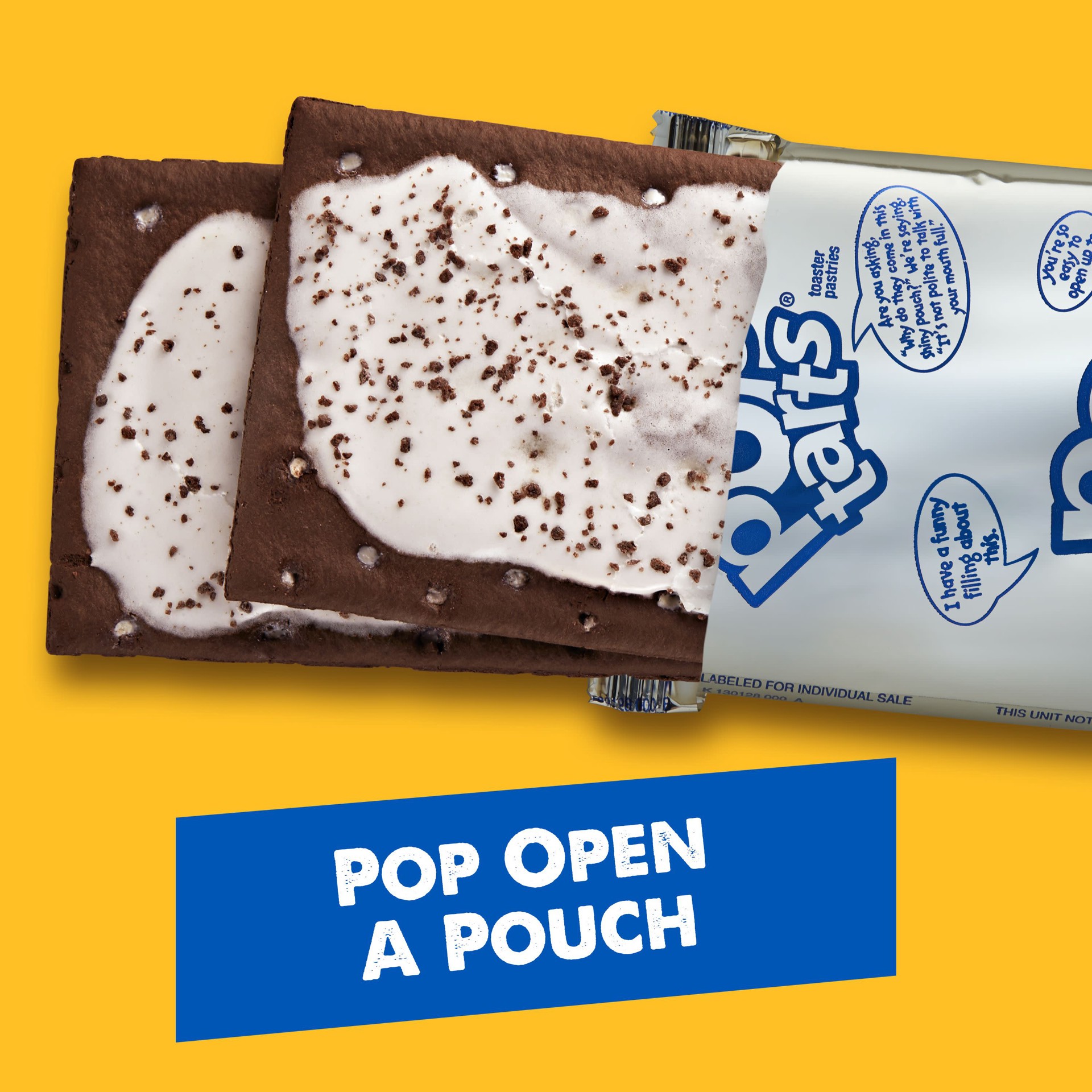 slide 2 of 5, Pop-Tarts Cookies and Creme Toaster Pastries, 20.3 oz