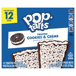 Pop-Tarts Cookies and Creme Toaster Pastries