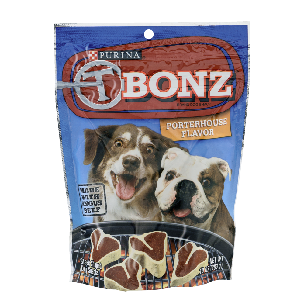 slide 1 of 1, Purina Chewy Tbonz Porterhouse, 10 oz