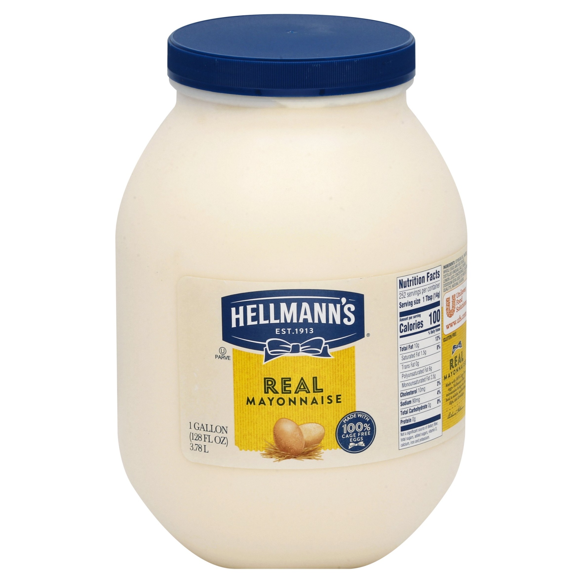 slide 1 of 1, Hellmann's Hellmanns Mayonnaise Heavy, 1 gal