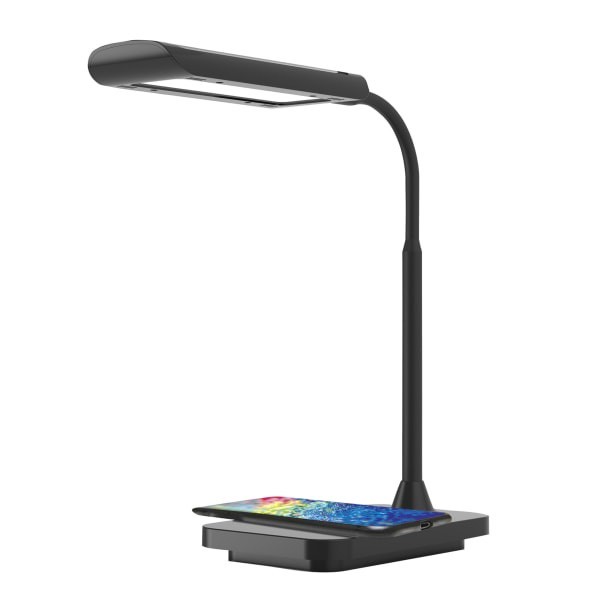 slide 1 of 2, Realspace Trezdon Rgb Led Desk Lamp, 13-7/16"H, Black, 1 ct