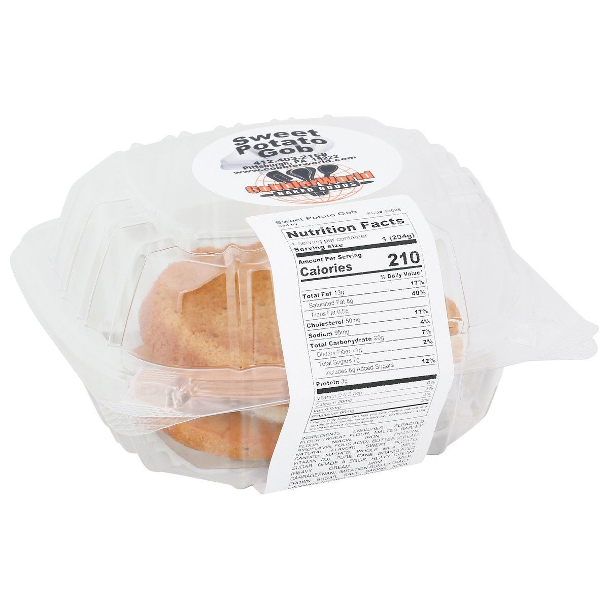 slide 12 of 14, CobblerWorld Sweet Potato Gob 1 ea, 1 ct