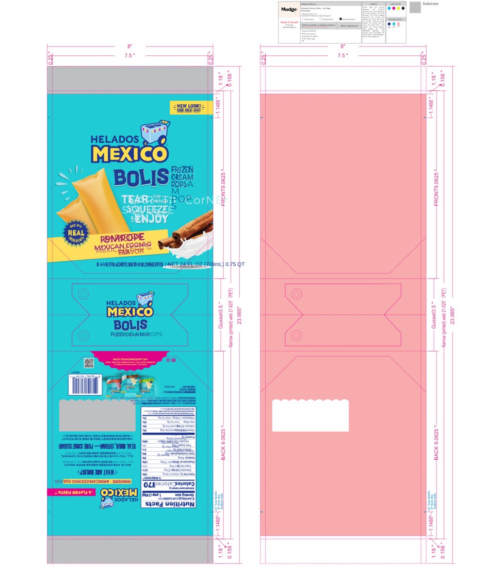 slide 4 of 8, Helados Mexico Rompope Cream Bolis, 6 ct