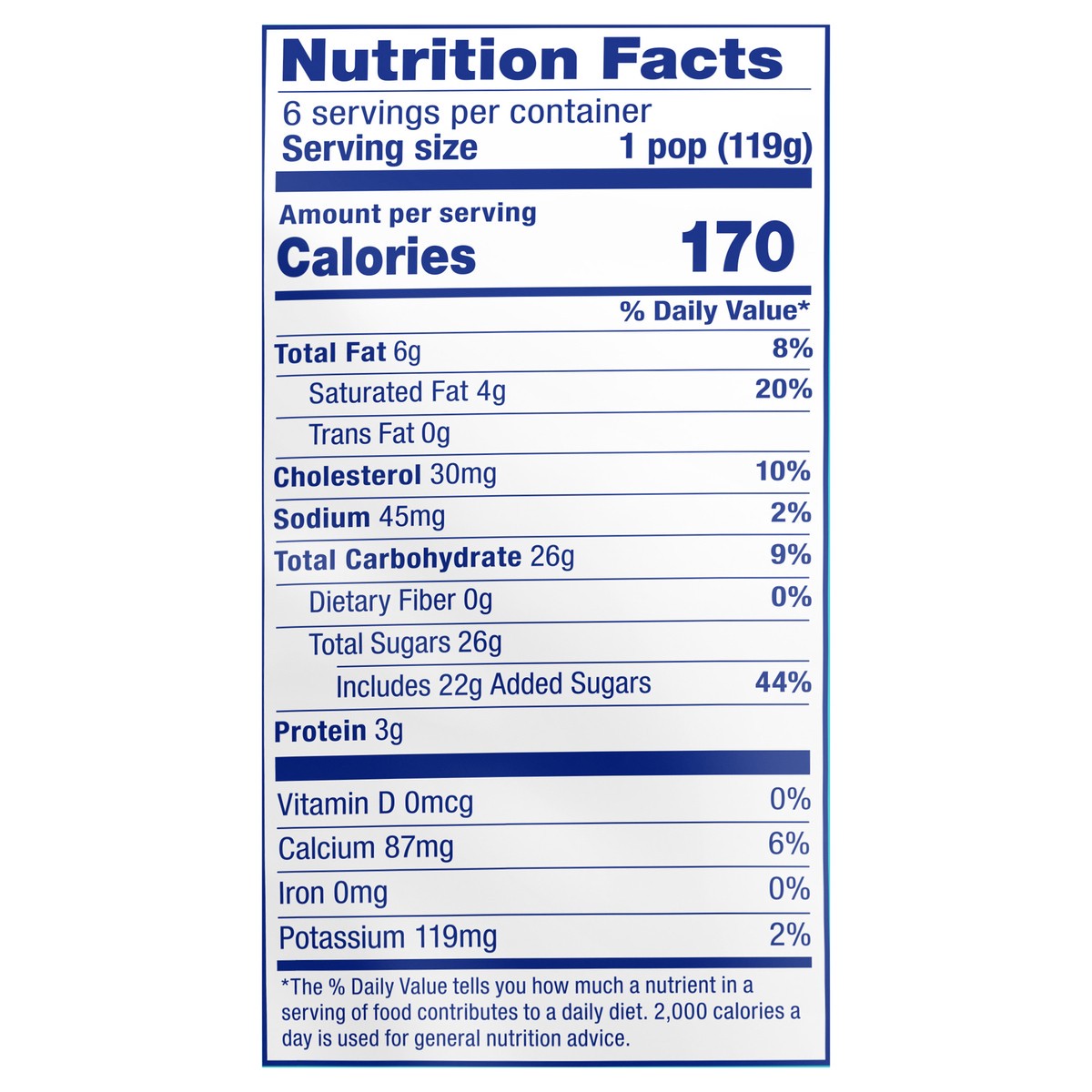 slide 7 of 8, Helados Mexico Rompope Cream Bolis, 6 ct