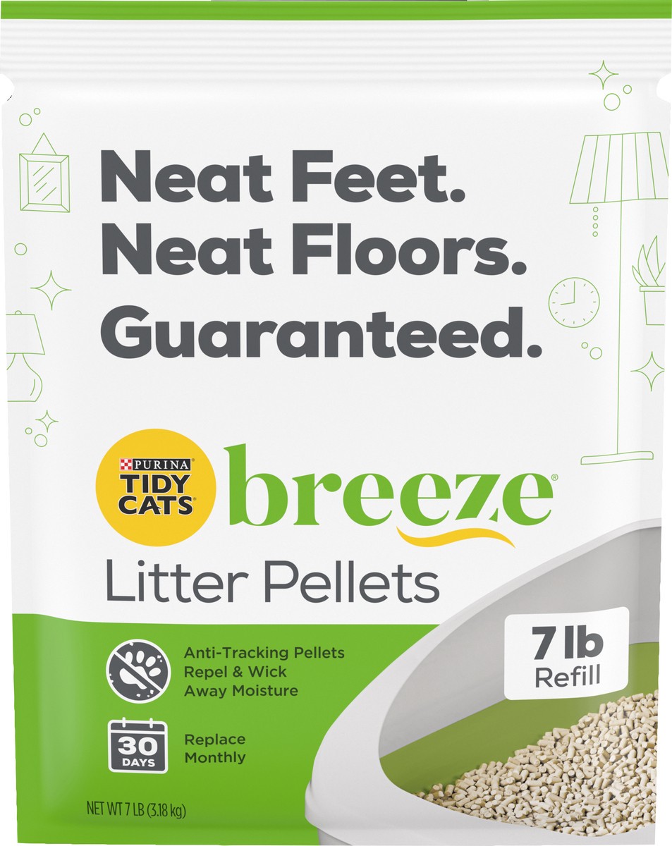 slide 3 of 9, Tidy Cats Purina Tidy Cats Breeze Cat Litter Pellets Refill, 7 lb