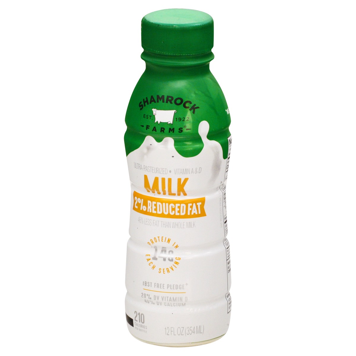 slide 3 of 10, Shamrock Farms 2% Reduced Fat Milk- 12 fl oz, 12 fl oz