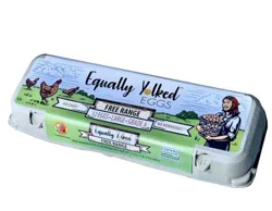 Equally Yolked Free Range Eggs Dozen