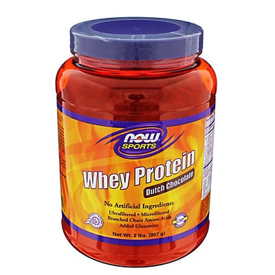 slide 1 of 2, NOW Sports Nutrition, Whey Protein With BCAAs, Creamy Chocolate Powder, 2.4 lb