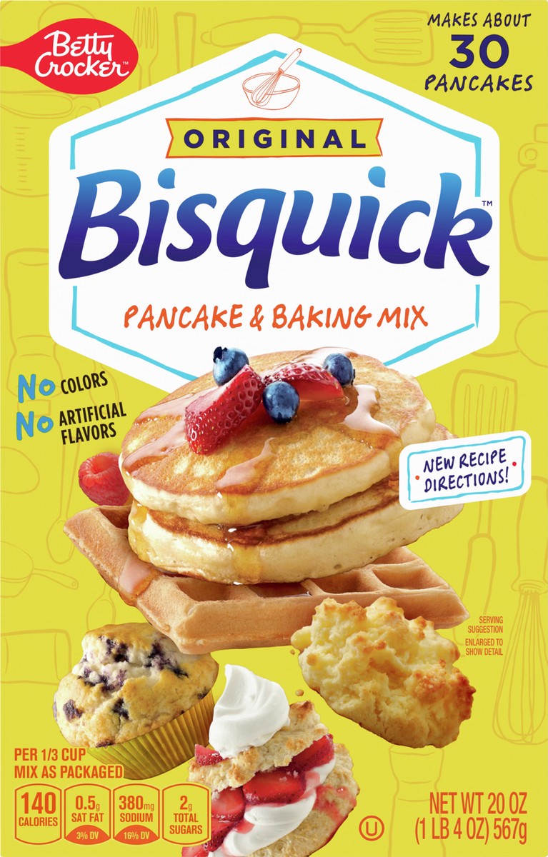 slide 5 of 9, Betty Crocker Bisquick Pancake & Baking Mix, 20 oz