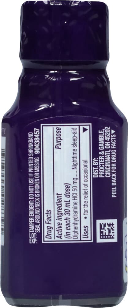 slide 4 of 4, Vicks® ZzzQuil™ Nighttime Sleep-Aid Single Dose, 1 fl oz