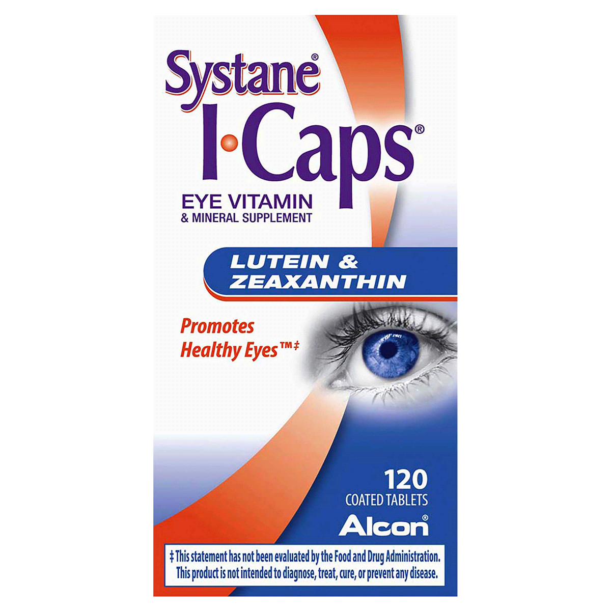 slide 1 of 1, I-Caps Lutein & Zeaxanthin Eye Vitamin Supplement, 120 ct