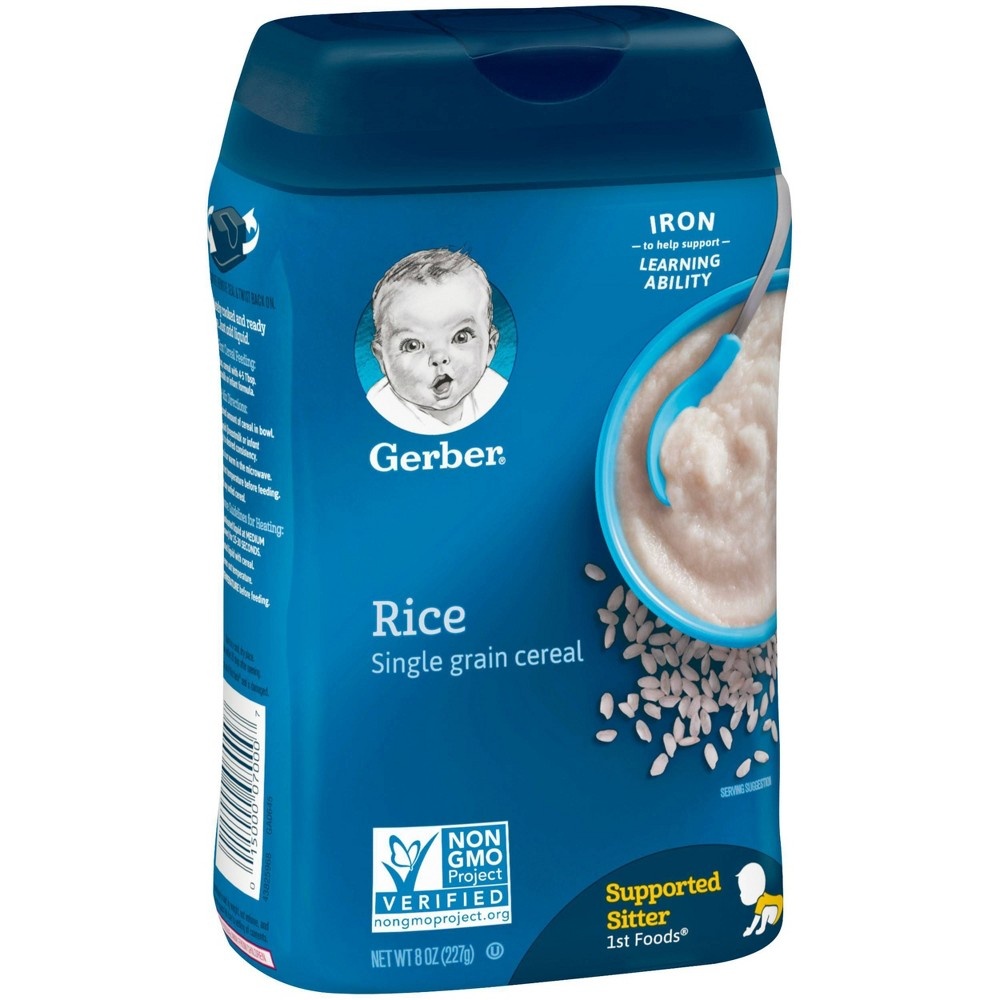 Gerber Baby Cereal, Single Grain Rice 8 oz Shipt