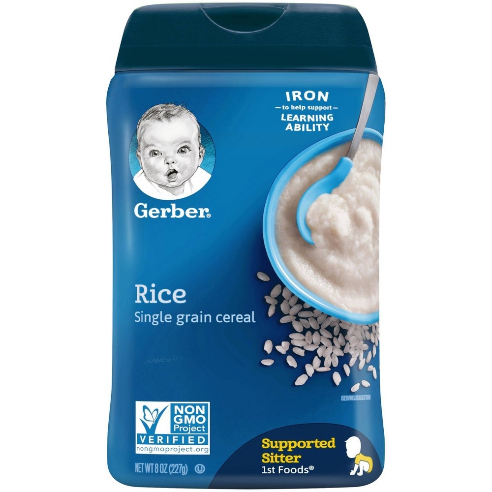 Gerber Baby Cereal, Single Grain Rice 8 oz | Shipt