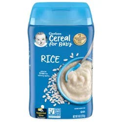 Gerber Stage 1 Baby Food, Baby Rice Cereal, Gerber Cereal For Baby, Infant Cereal