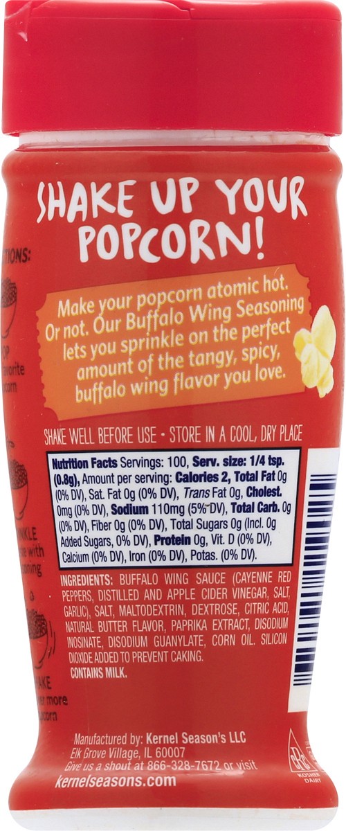 slide 8 of 12, Kernel Season's Buffalo Wing Popcorn Seasoning 2.85 oz, 2.85 oz