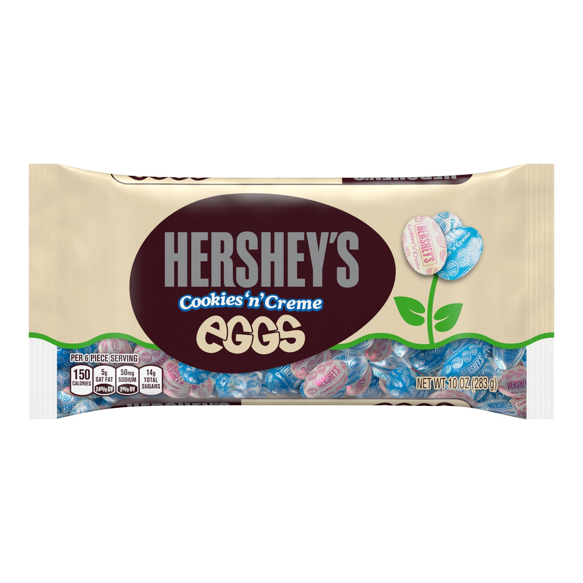 slide 1 of 2, Hershey's Easter Cookies'n' Creme Eggs, 10 oz