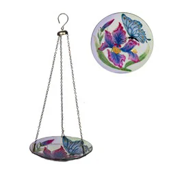 HD Designs Outdoors Butterfly Hanging Birdbath