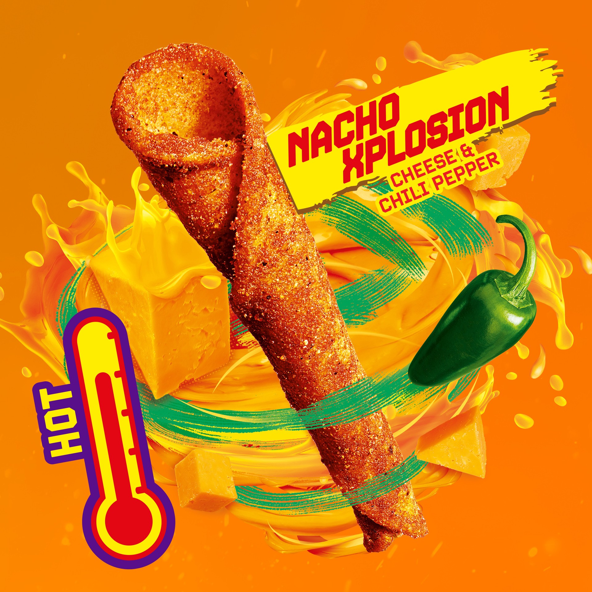 slide 2 of 5, Takis Hot Nacho Xplosion Tortilla Chips 3.25 oz, 3.25 oz