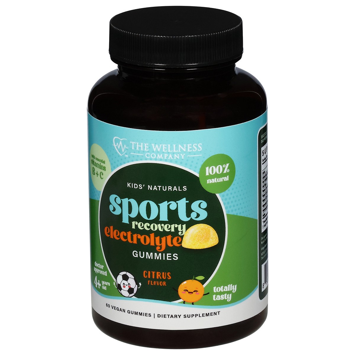 slide 8 of 14, The Wellness Company Kids' Natural Citrus Flavor Sports Recovery Electrolyte 60 Gummies, 60 ct