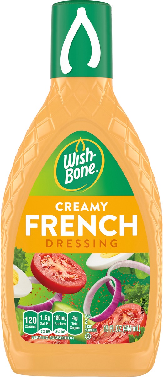 slide 10 of 12, Wish-Bone Creamy French Salad Dressing, 15 fl. oz., 15 fl oz