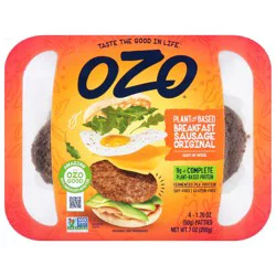 Ozo Original Plant-Based Breakfast Sausages 4 ea