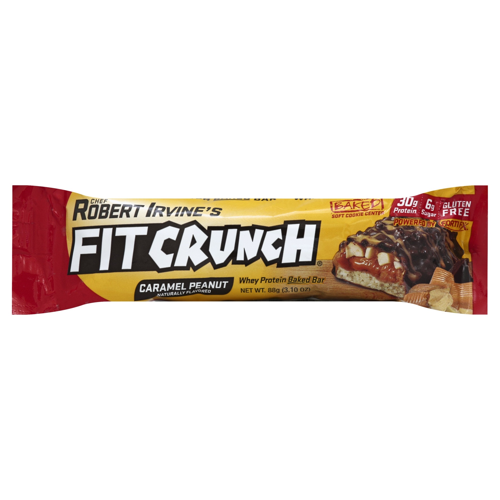slide 1 of 1, Fit Crunch Peanut Butter Bar, 88 gram