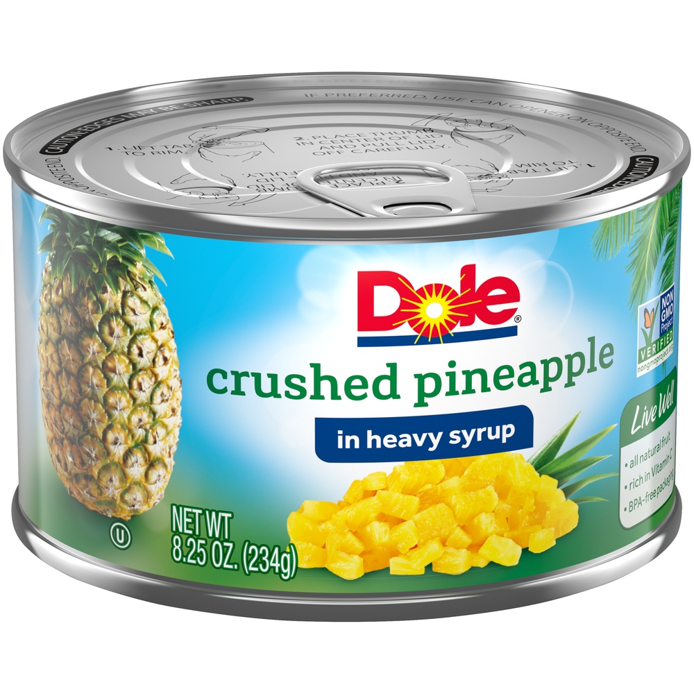 Dole Crushed Pineapple In Heavy Syrup 825 Oz Shipt 5100