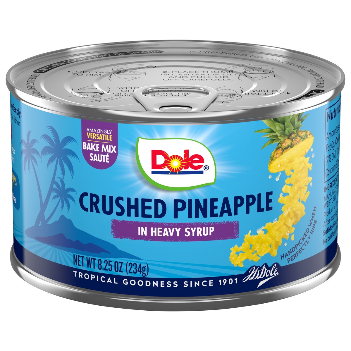 slide 1 of 1, Dole Pineapple Crushed In Syrup 8.25Oz, 8.25 oz