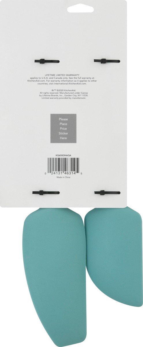 slide 5 of 9, Ka Bamboo Spatula Set Aqua Sky, 2 ct