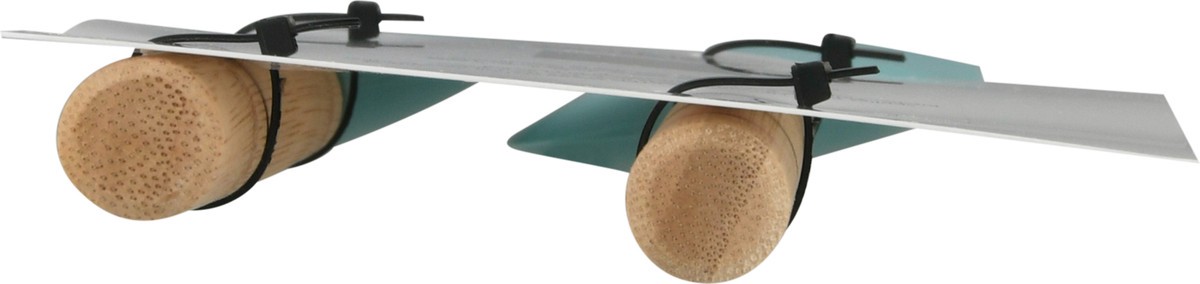 slide 9 of 9, Ka Bamboo Spatula Set Aqua Sky, 2 ct