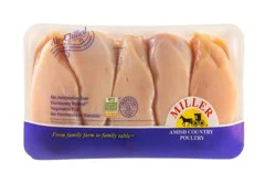 Miller Poultry Boneless Skinless Fresh Chicken Breast