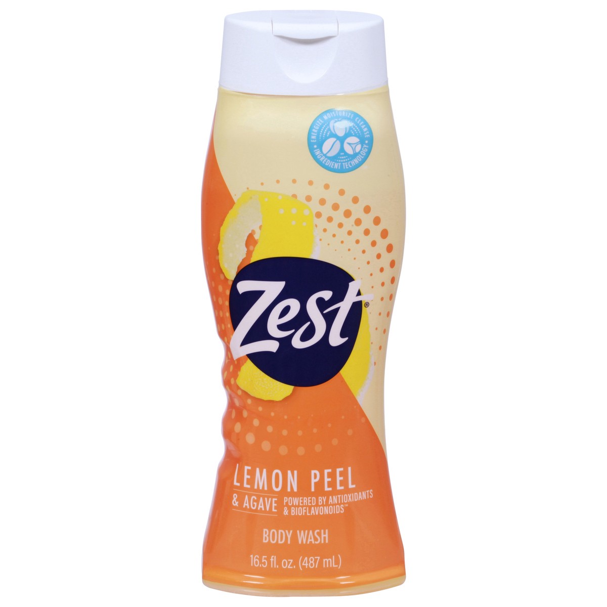 slide 1 of 9, Zest Lemon Peel & Agave Body Wash 16.5 fl oz, 16.5 fl oz