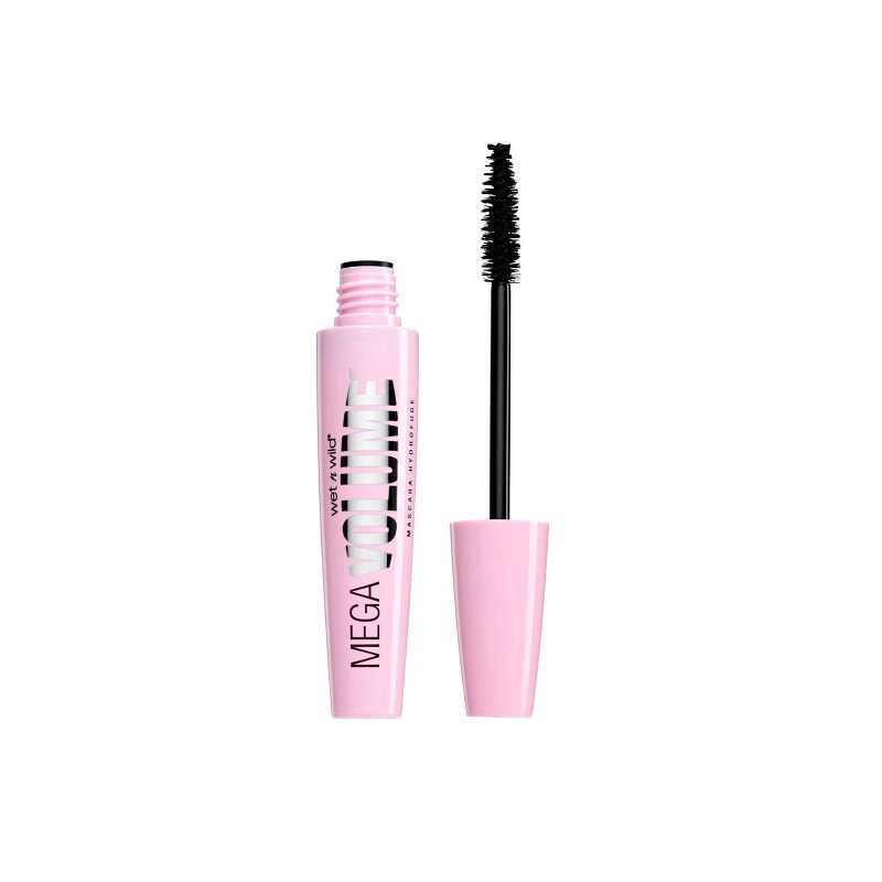 slide 5 of 5, wet n wild Mega Volume Waterproof Mascara Very Black, 0.21 fl oz