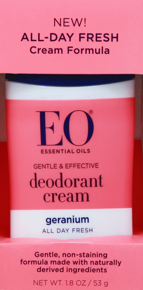 slide 1 of 12, EO Un Deod Cream Gerani, 1.8 oz