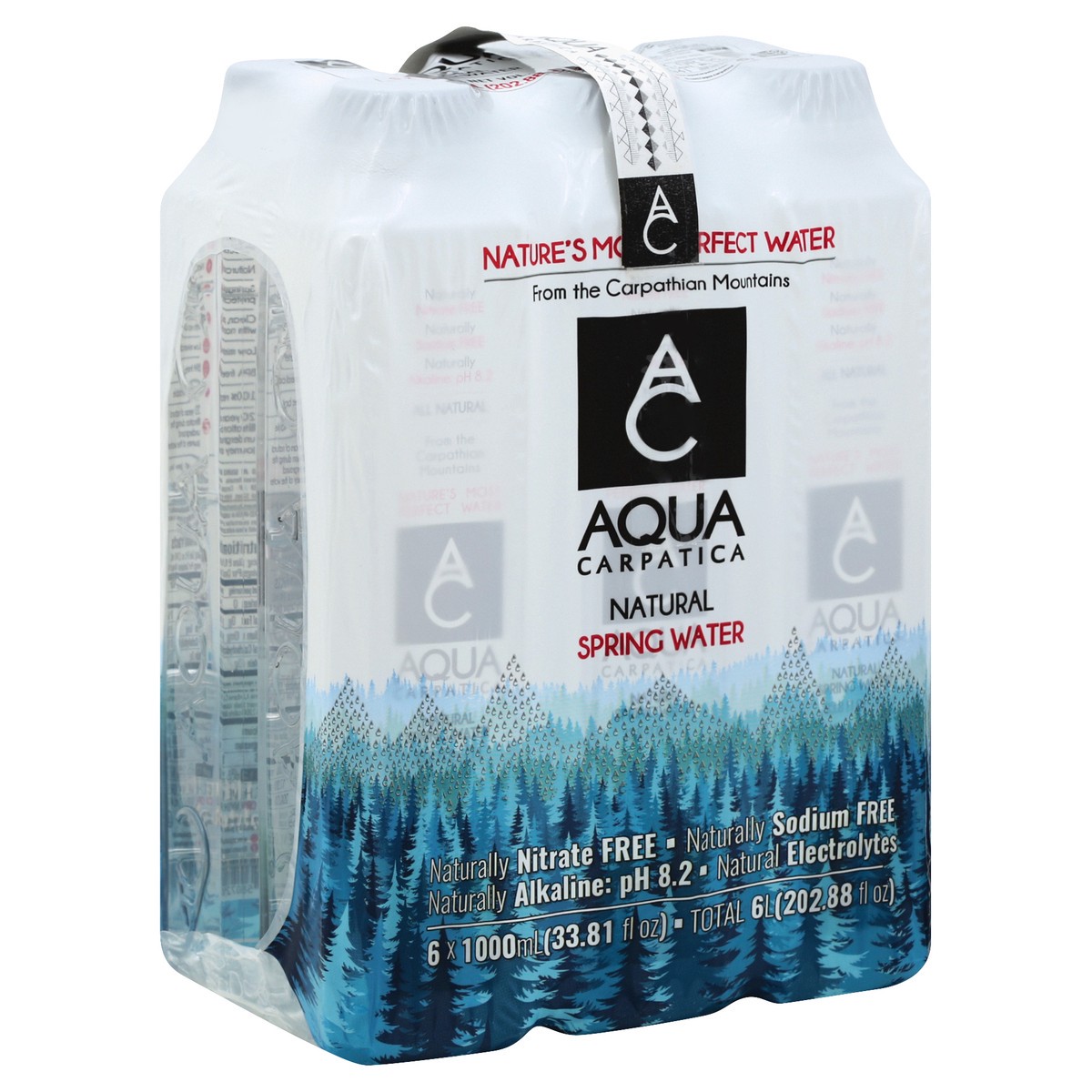 slide 3 of 8, AQUA Carpatica Natural Spring Water - 6 ct, 6 ct