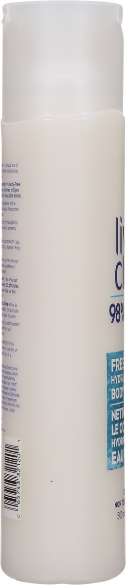 slide 2 of 8, Live Clean Hydrating Fresh Water Body Wash 17 fl oz, 17 oz