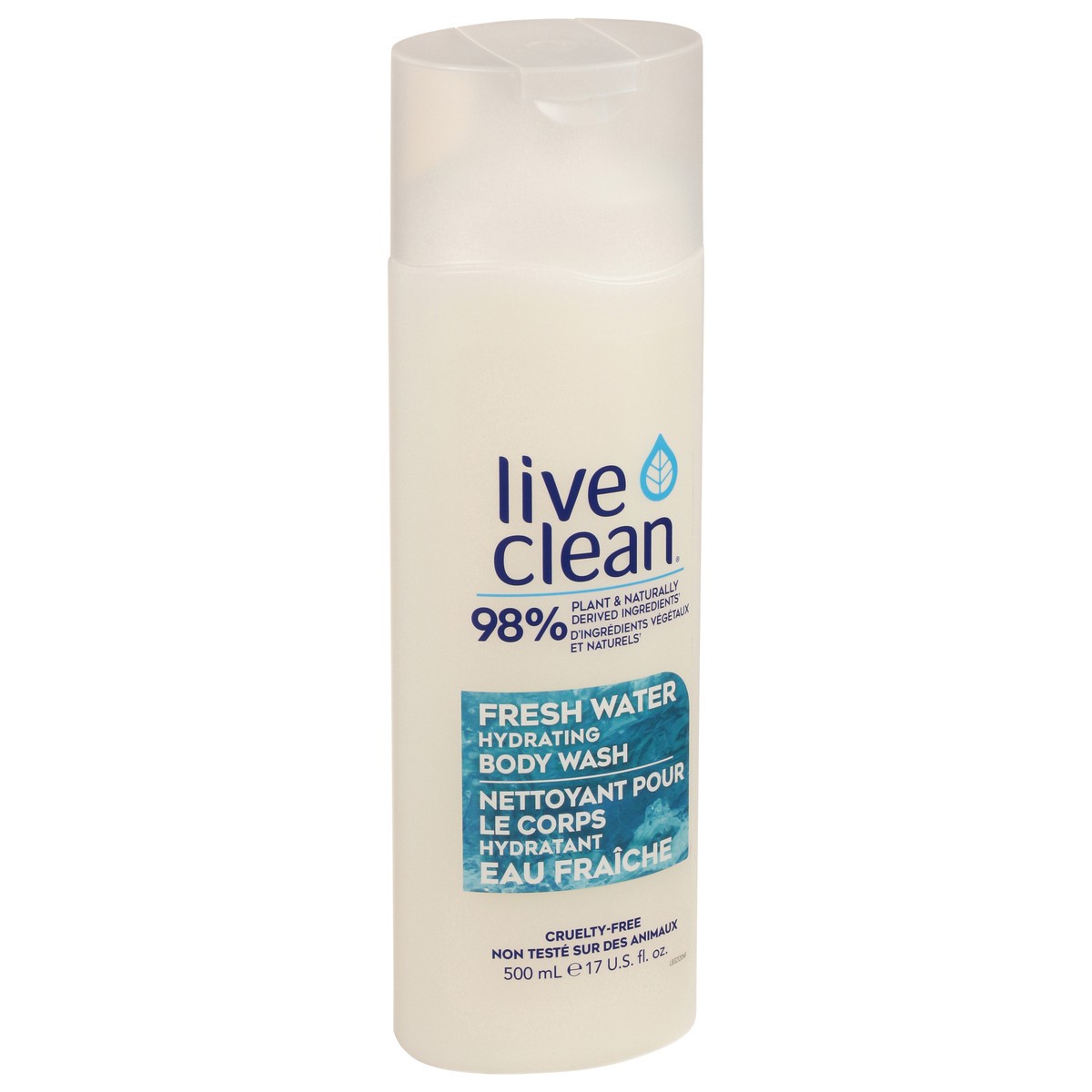 slide 6 of 8, Live Clean Hydrating Fresh Water Body Wash 17 fl oz, 17 oz