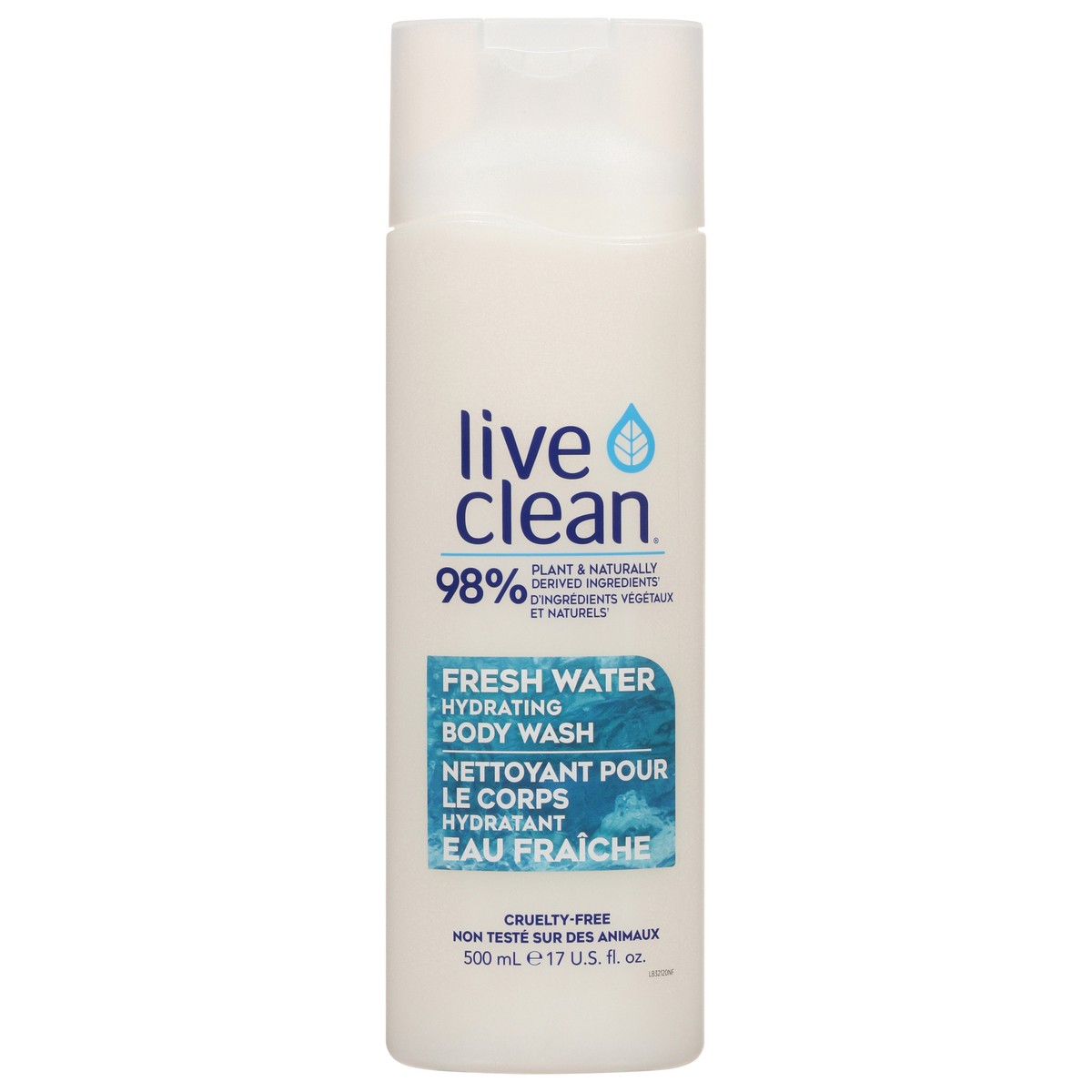 slide 1 of 8, Live Clean Hydrating Fresh Water Body Wash 17 fl oz, 17 oz