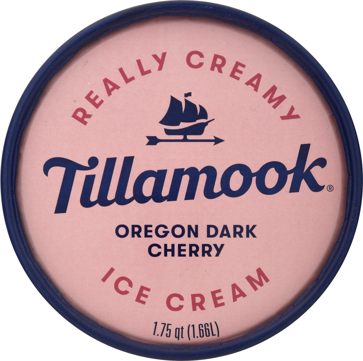 slide 6 of 10, Tillamook Oregon Black Cherry Ice Cream, 1.75 qt