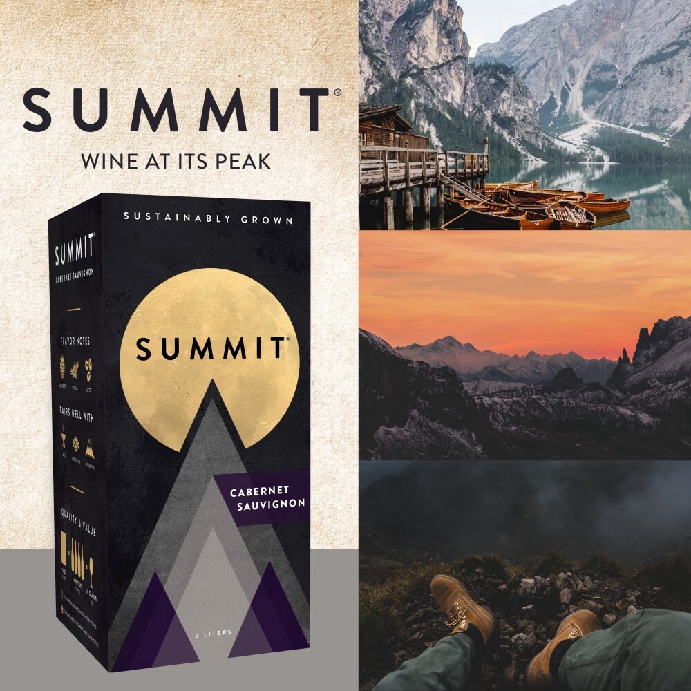 slide 2 of 6, Summit Cabernet Sauvignon, Red wine, 3L, 3 liter