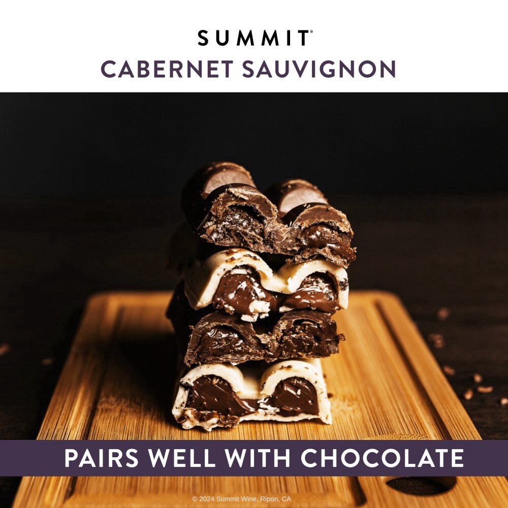 slide 4 of 6, Summit Cabernet Sauvignon, Red wine, 3L, 3 liter