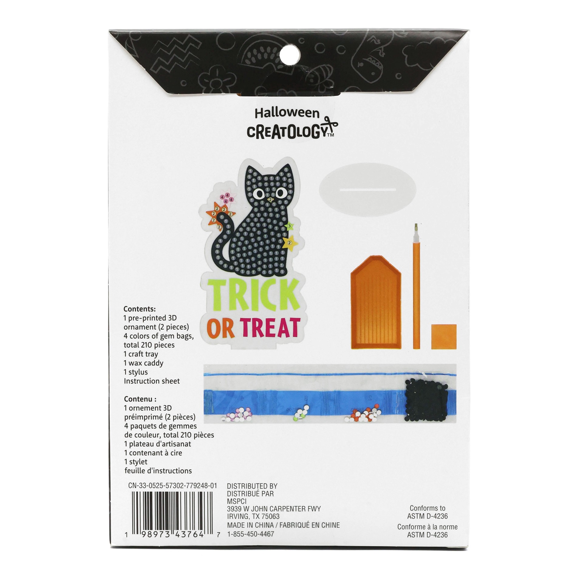 slide 3 of 4, Black Cat Diamond Art Kit By Creatology, 5.5 in x 8 in x 1.57 in
