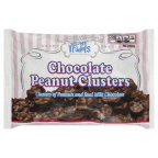 slide 1 of 1, HT Traders Chocolate Peanut Clusters, 11 oz