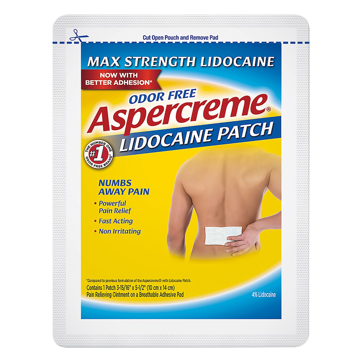 slide 5 of 6, ASPERCREME/GEL Lidocaine Patch 1Ct, 1 ct