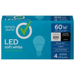 Simply Done Led Soft White 60 Watt