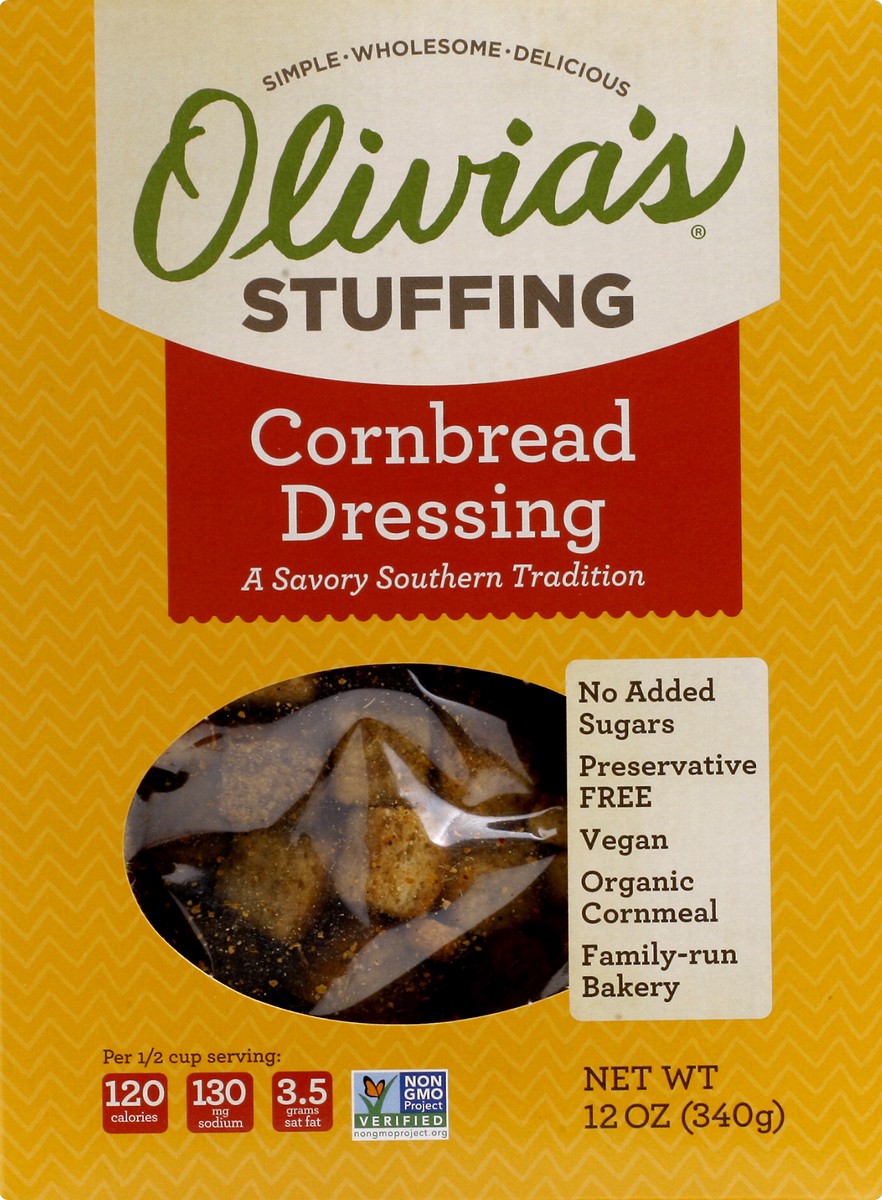 slide 1 of 8, Olivia's Stuffing 12 oz, 12 oz