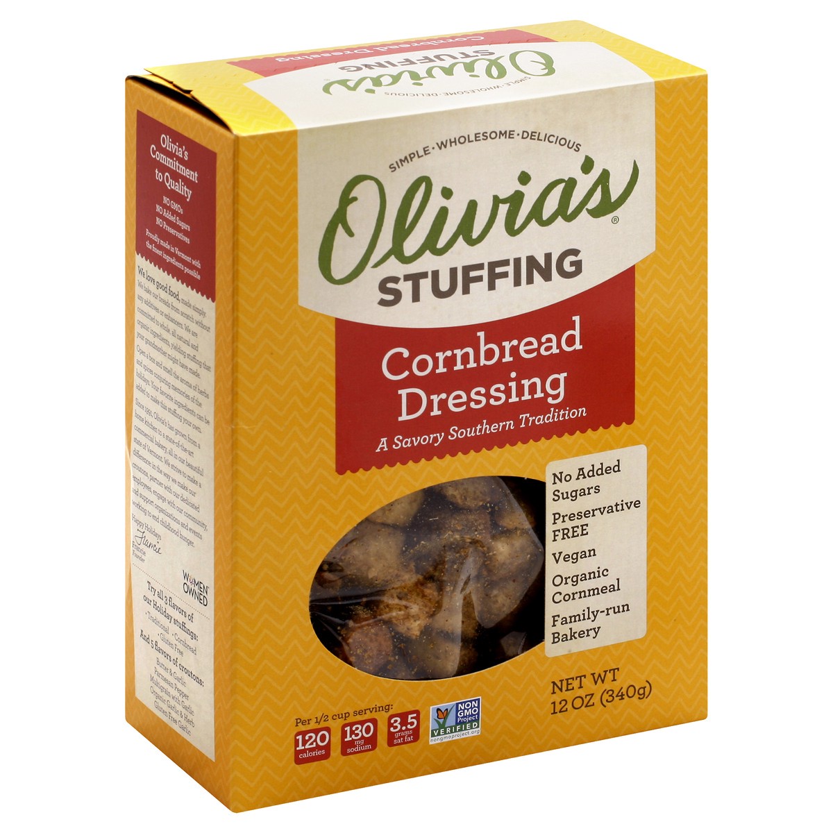 slide 6 of 8, Olivia's Stuffing 12 oz, 12 oz